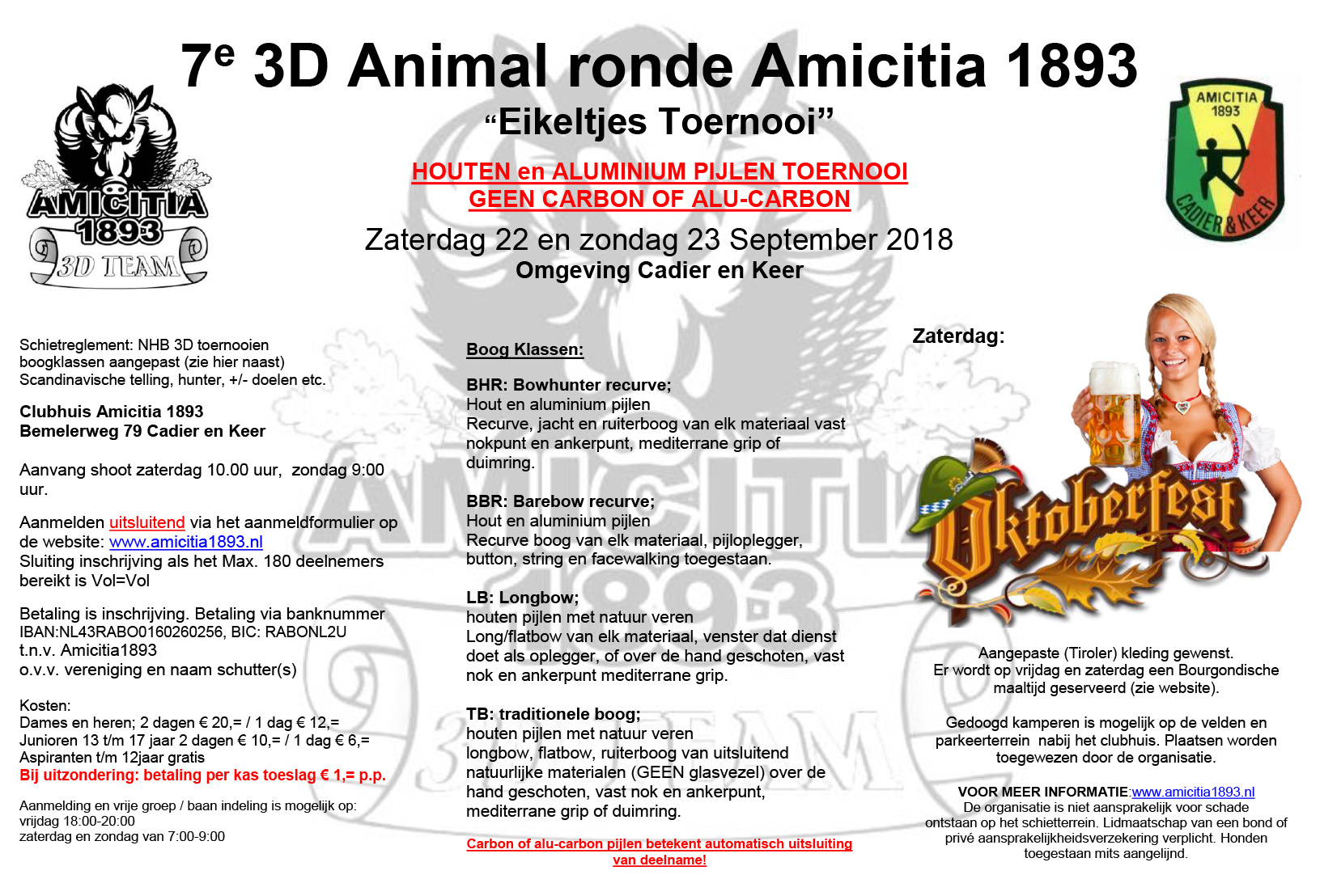 7e 3D Animal ronde Amicitia 1893 @ Clubhuis Amicitia 1893